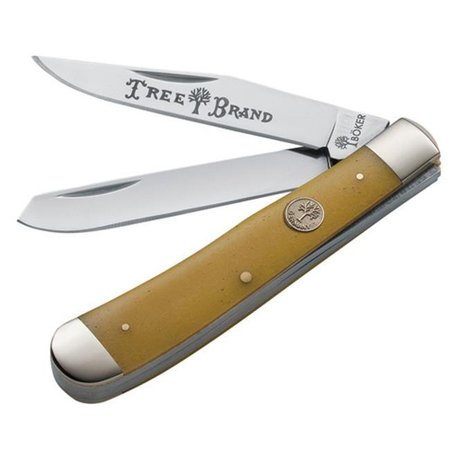 BOKER KNIVES Boker Knives 110731C Trapper Smooth Yellow Clam Pack 110731C